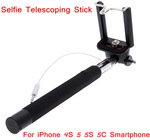 Wired Selfie Stick US$4.82 Delivered @ AliExpress