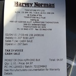 Monster DNA in Ear Headphones $64.97 @ Harvey Norman (Thomastown VIC)