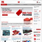 RS Components - 10% off Any Order, Plus Free Shipping