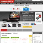 Lenovo Y50 Laptop - 15% OFF ENTIRE RANGE - 16GB, 1TB, 15.6" UHD 4k Display, GTX 860M