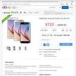 SAMSUNG Galaxy S6 32GB - $722 Delivered @eBay