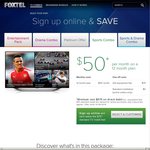 Foxtel Sports Package - $50 Per Month ($675 Total) Installed for 12 Months