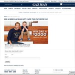 Win A $2000 Gazman Gift Card