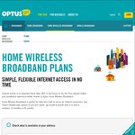Optus - $70/Month for 50GB Wireless Broadband