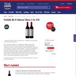 Penfolds Bin 8 Cabernet Shiraz 2 Bottles for $50 @ First Choice Liquor