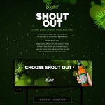 FREE Personalised 'Shout Out' on Coopers Digital Billboard for New Years