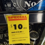 Half Price ($10) Jack Daniel's 4pk 375mL Cans Dry or Lemonade at BWS [Dog Swamp, WA]