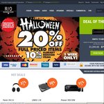 Rio Sound and Vision Halloween Sale: 20% off RRP and Further 10% off Sale Items + Free Shipping