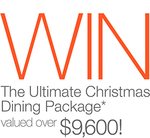 Win The Ultimate Christmas Dining Package Valued at over $9,600 from King Living & Bockers & Pony