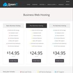 1 Year Free .Melbourne or .Sydney Domain Registration + 4 Months Free Business Web Hosting (Worth up to $174.85) @ DreamIT Host