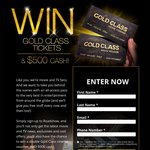 Win $500 and 2 Gold Class Movie Tickets from Roadshow Entertainment