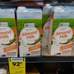 Woolworths Select Almond Milk Clearance. 1ltr. $0.92. Oakleigh Store (VIC)