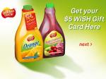 Woolworths - Golden Circle Chilled Juice - $5 Wish Gift Card by Redemtion