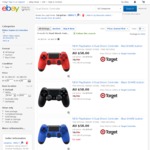 PlayStation 4 Dual Shock Controller (Red/Black/Blue) $55.10 C&C @ Target eBay