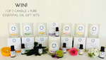 Win 1 of 7 Soy Wax Candle and Pure Essential Oil Gift Sets Worth $60 from WellBeing Magazine