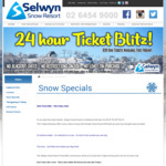$39 Day Lift Tickets at Selwyn Snow Resort (NSW) for 2018 Snow Season