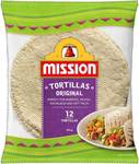 Mission Burrito Tortillas 12pk $2.07 (1/2 Price) @ Woolworths