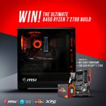 Win a B450 Ryzen 7 2700 Gaming PC Worth $2,200 from Hardware Unboxed/MSI