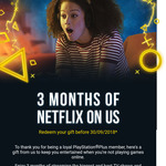 Free 3 Months of Netflix for PS+ Subscribers