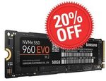 Samsung 960 EVO 500GB M.2 NVMe SSD $156 Delivered @ Shopping Express eBay