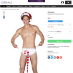 Christmas Underpants with Candy Cane $6 - Free Shipping @ Ozsale