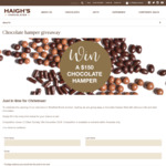 Win a Chocolate Hamper Worth $150 from Haigh’s