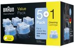 Braun Clean & Renew Cartridge Refills 5 Plus 1 Pack $34.95 + Delivery (Free with Shipster) @ Shaver Shop
