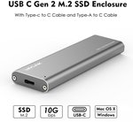 $10 off Wavlink USB C Gen 2 10gbps M.2 SSD Enclosure, Includes USB C Cables $24.69 (Was $34.69) + Shipping @ Wavlink Amazon AU