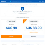 Sophos Home Premium (up to 10 Devices Windows or Mac) 2 Year License $88.20 Normally $126 @ Sophos 