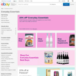 20% off 118 Stores @ eBay (Dell, Grays, Sony, Sydneytec, Videopro, KG Electronics + More)