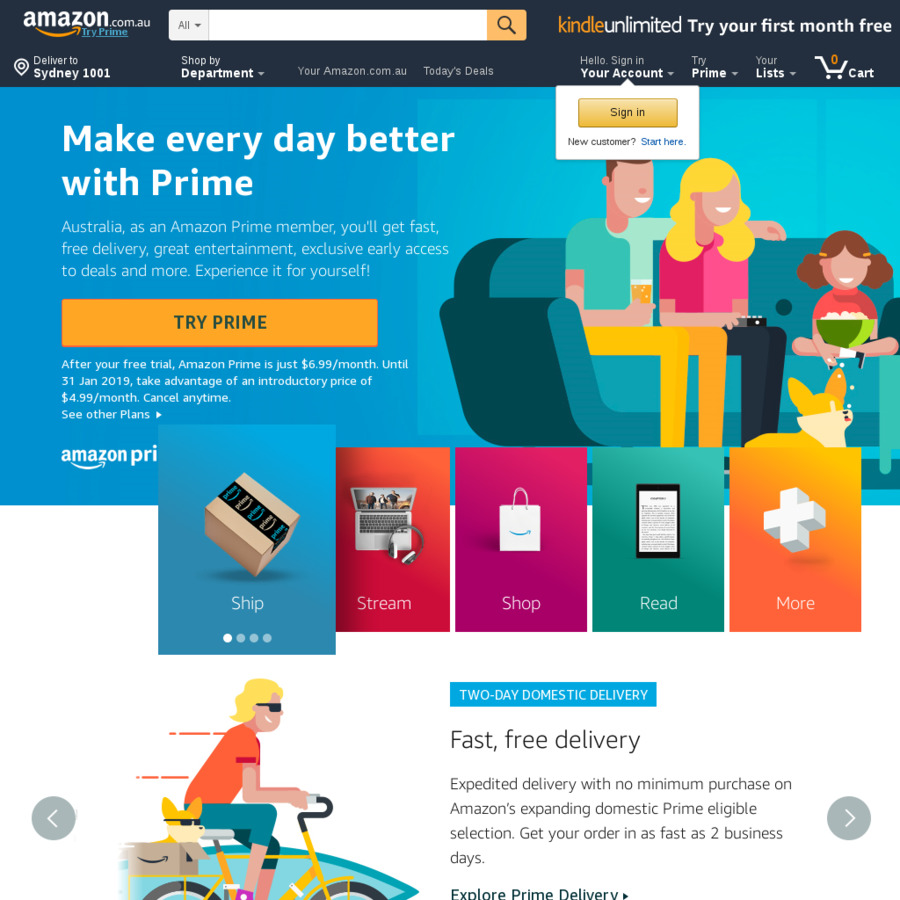 amazon au prime inc