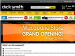 4-Day Sale at Dick Smith Macquarie Centre (NSW) - 50" Vivo Plasma for $555, 10% off All Macs etc