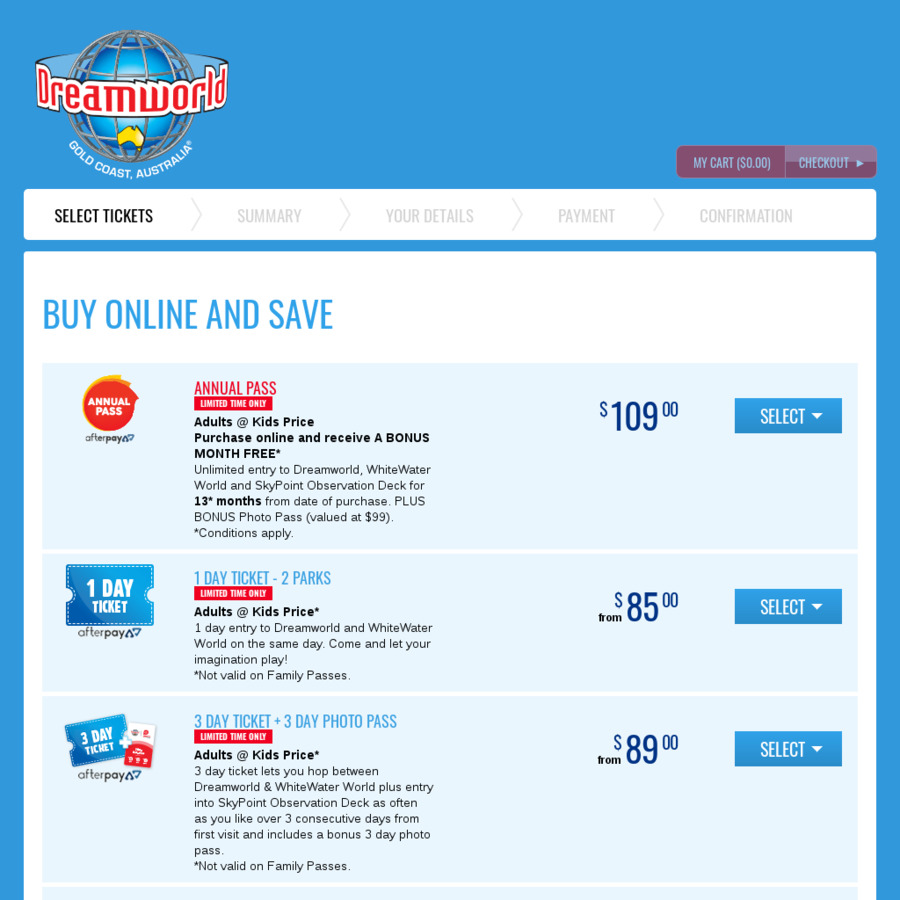 Dreamworld Discount