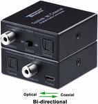 Coaxial to Optical (Bi-Directional) Toslink Digital Audio Converter $10.99 + Post (Free with $49/Prime) @ Tendak Amazon AU