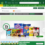 2000 Woolworths Rewards Points with $50 Spend @ Woolworths