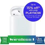 Apple AirPods (Gen2) with Charging Case $203.15 + Delivery ($0 with Plus) @ Wireless 1 eBay