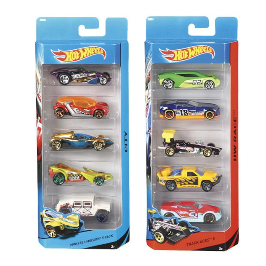 Hot Wheels 5 Pack Cars Assorted $6 @ Target - OzBargain