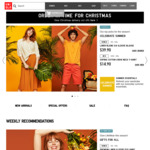 $5 off Orders over $50 via Website (New Customers) or App/Store (New or Existing Customers) @ Uniqlo