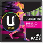 U by Kotex Sport Ultrathin Pads Super with Wings (Pack of 40) $11.20 + Delivery ($0 with Prime/ $39 Spend) @ Amazon AU