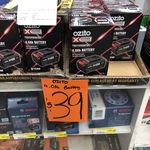 [VIC] Ozito Black 4 Ah Batteries $39 Each at Bunnings Caroline Springs