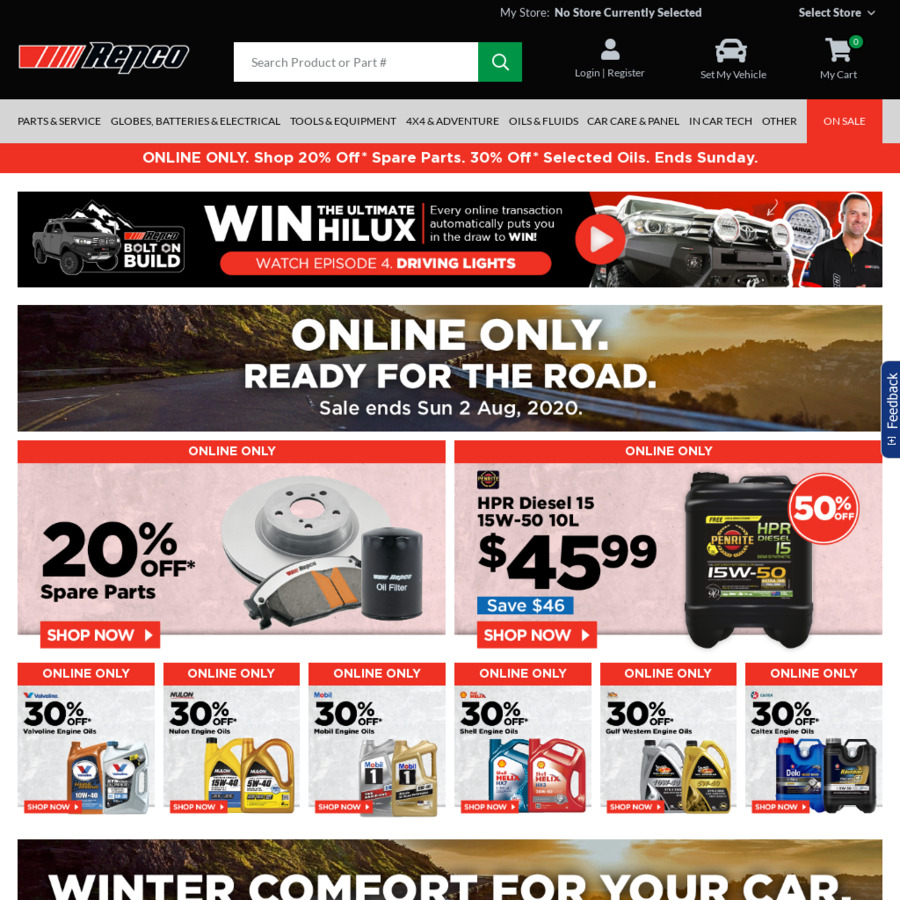 30% off Engine Oil @ Repco (Online Only) - OzBargain