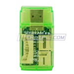 Crystal USB 2.0 Multi Card Reader SD MMC SDHC USD $0.64 Delivered Save USD $2.35 Meritline