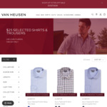 Van Heusen $25 Selected Shirts and Trousers - Free Shipping over $100