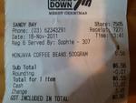 Monjava Coffee Bean 500g $6.56 (50% off) @ Coles Sandy Bay, TAS