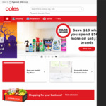 $10 off with $150+ Spend, Extra $5 off When You Spend $20 on Liquor @ Coles Online