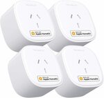 4 Packs meross Smart Plug (Works with HomeKit Siri, Amazon Alexa & Google Assistant) $72.24 Delivered @ Meross Direct Amazon