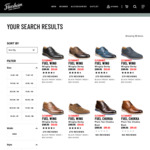 $42.50 Shoes via Code: Fuel/Fuel Wing (Was$189.95) & More @ Florsheim (Spend $100 Shipped) Up to Men's UK Size 13