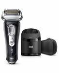 Braun Series 9 Latest Generation Wet & Dry Electric Shaver with Clean&Charge Station and Leather Travel Case $349 @ ShaverShop