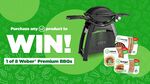 Win 1 of 8 Weekly Prizes of a Weber Premium BBQ & v2 Deluxe Kit Worth $873.55 from v2food (With Purchase of any V2 product)