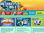 Unlimited Entry to Big 3 Theme Parks Movie World, Sea World and Wet'N'Wild - SuperPass $99.99